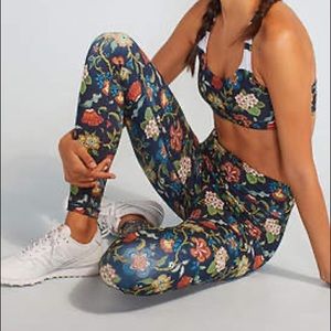 Anthropologie x Pop Fit floral leggings